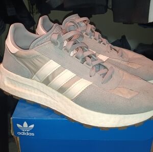 Adidas White and Gray Sneakers